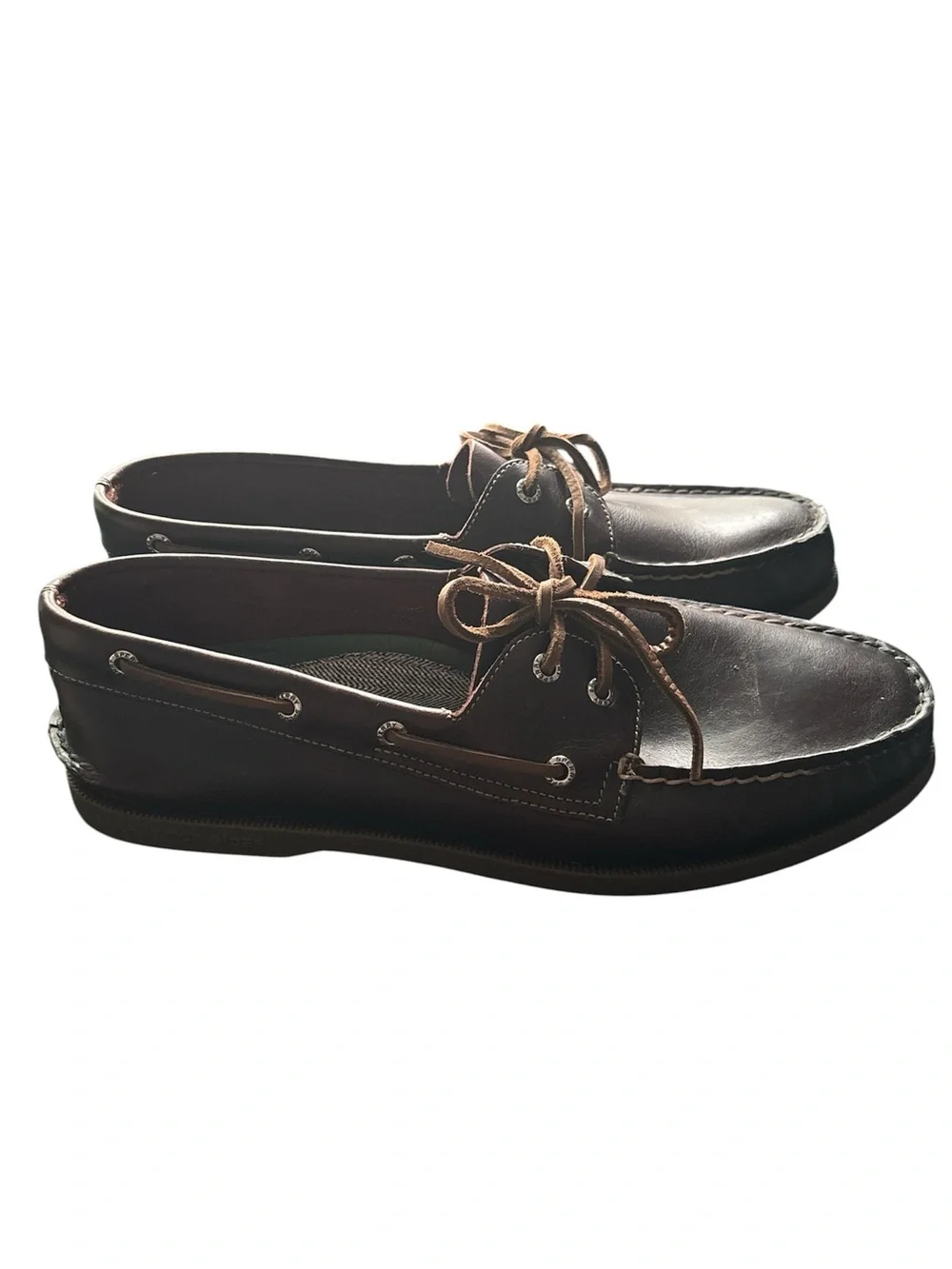 Mens Sperry Authentic Original 2-Eye Boat Shoes Amaretto 12